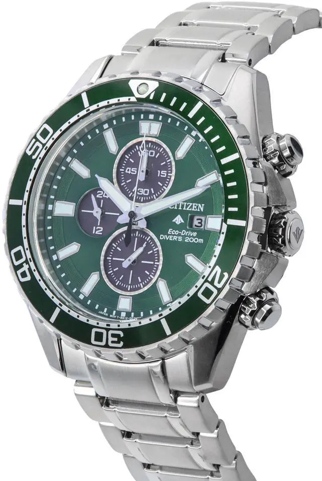 Alt view image 3 of 4 - Citizen Promaster Chronograph Eco-Drive Diver's CA0820-50X 200M Men's Watch