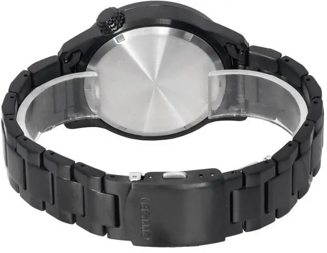 Alt view image 4 of 4 - Citizen Eco-Drive Stainless Steel Black Dial BM7555-83E 100M Men`s Watch