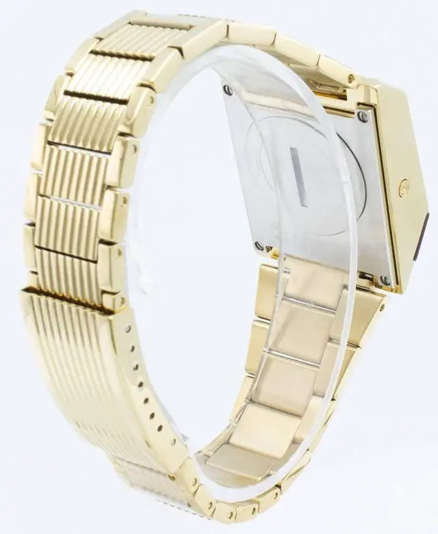 Alt view image 5 of 5 - Bulova Computron Digital Gold-Tone Mens Watch