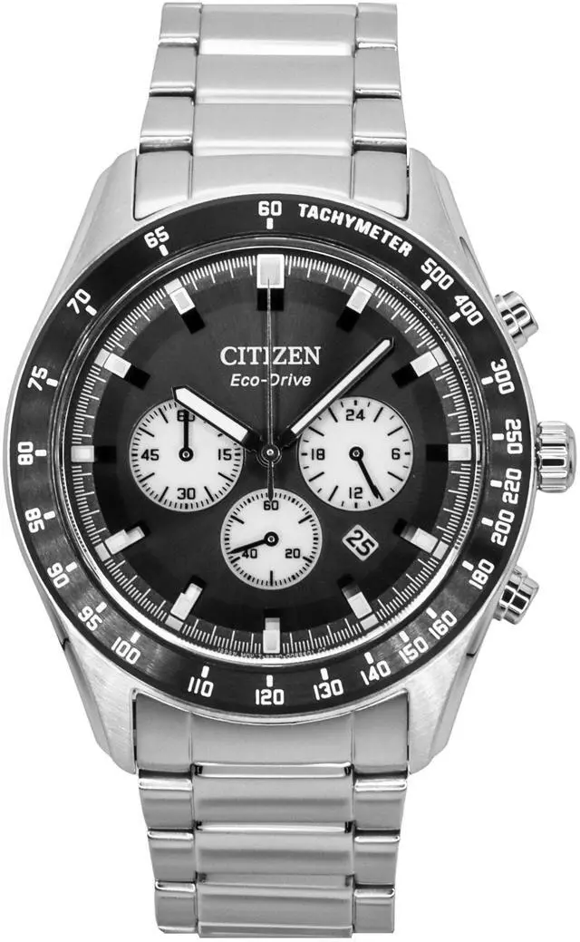 Main image of Citizen Eco-Drive Chronograph Black Dial 100M Men's Watch CA4674-58E