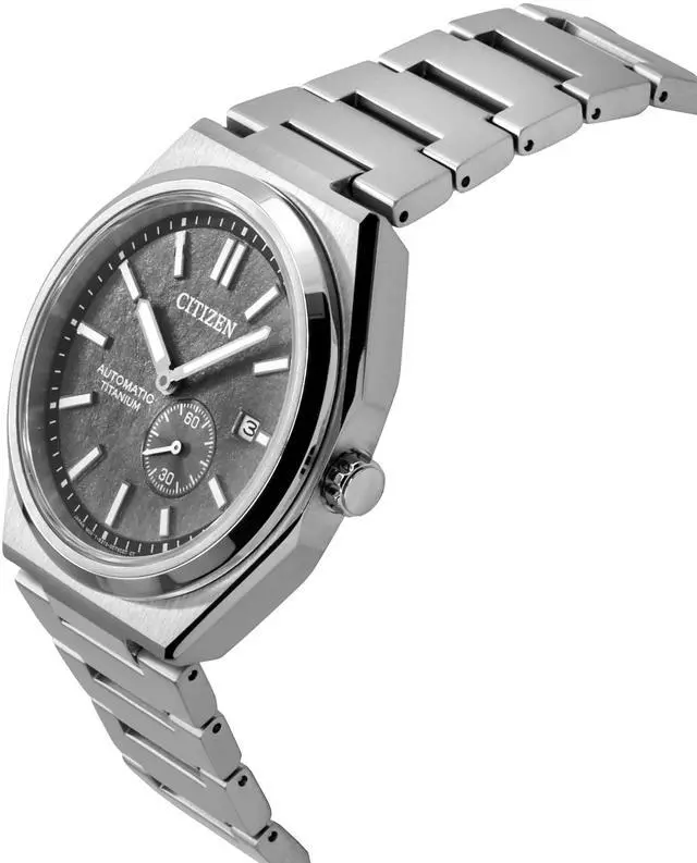 Alt view image 3 of 4 - Citizen Zenshin Super Titanium Grey Dial Automatic NJ0180-80H 100M Men's Watch