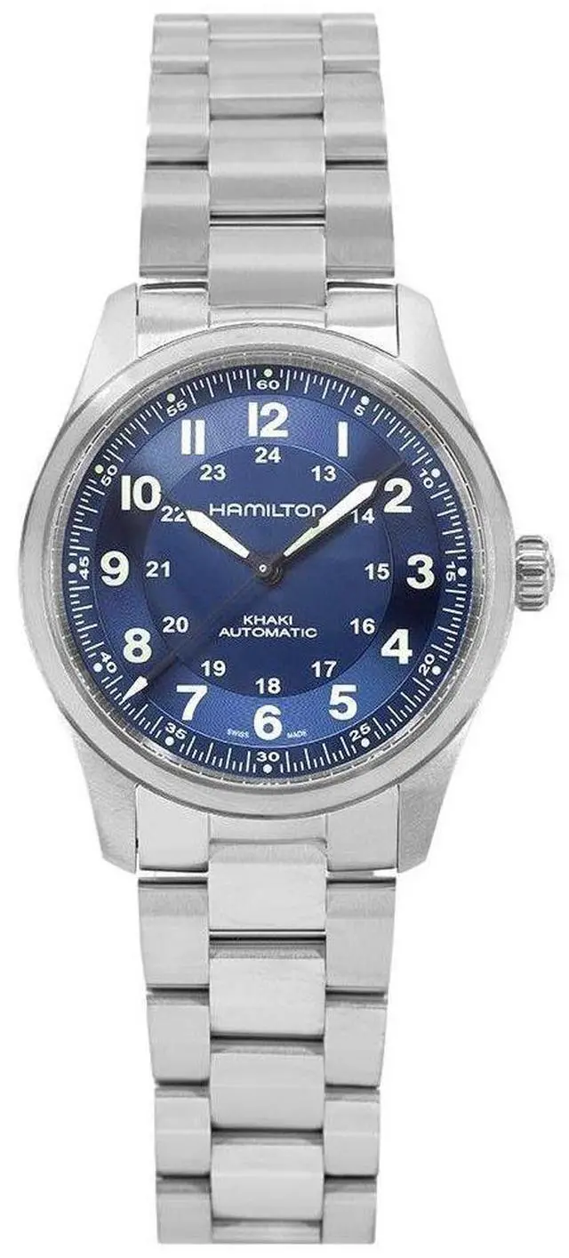 Main image of Hamilton Khaki Field Titanium Blue Dial Automatic H70205140 100M Men's Watch