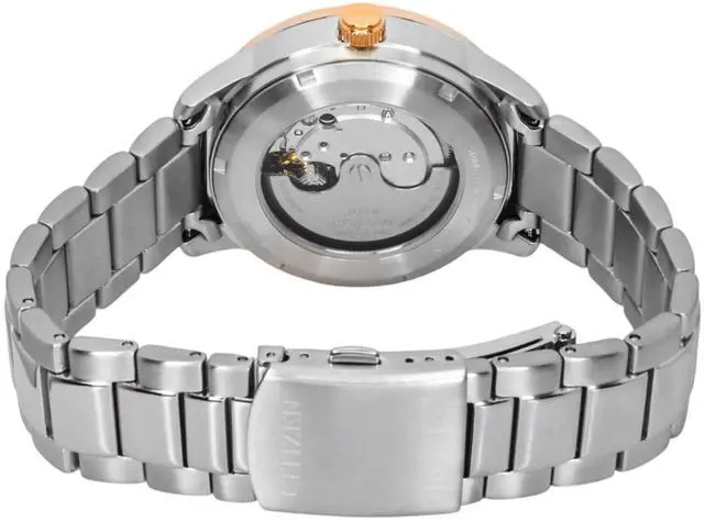 Alt view image 4 of 4 - Citizen Stainless Steel Green Dial Automatic NJ0196-80X 100M Men's Watch