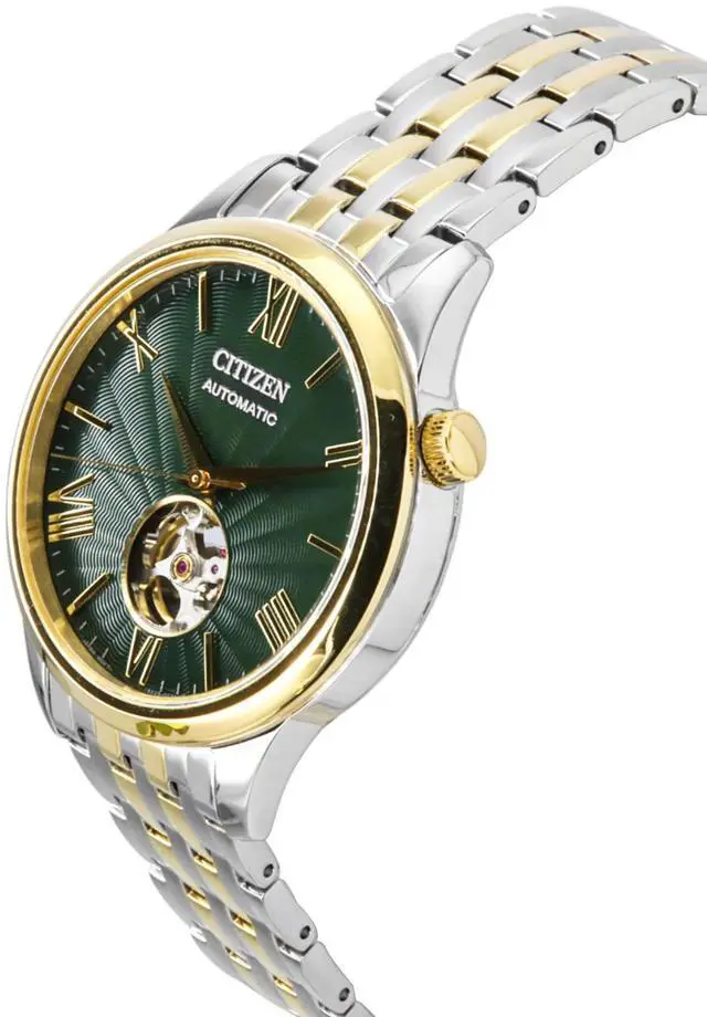 Alt view image 2 of 3 - Citizen Green Dial Automatic Casual Men's Watch NH9134-83X