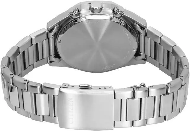Alt view image 4 of 4 - Citizen Eco drive Chronograph Green Dial 100M Men's Watch CA4590-81X