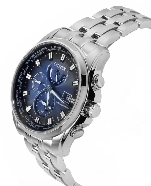 Alt view image 3 of 4 - Citizen Eco-Drive Blue Dial Diver's 200M Men's Watch AT9031-52L