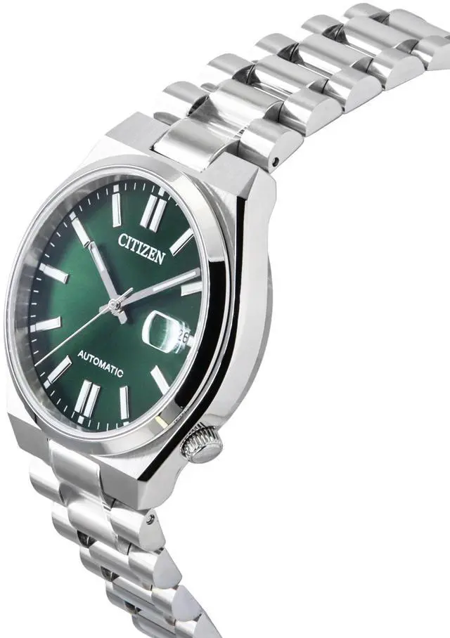 Alt view image 3 of 4 - Citizen Tsuyosa Stainless Steel Green Dial Automatic NJ0200-50X Unisex Watch