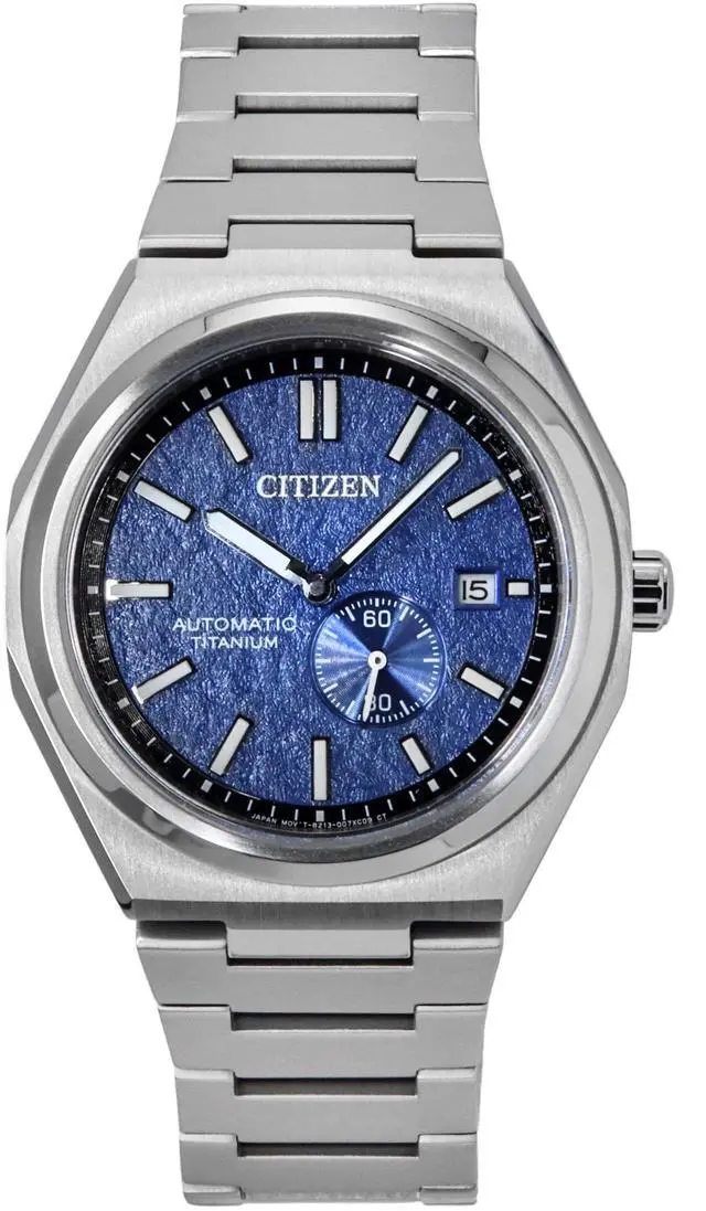 Main image of Citizen Zenshin Super Titanium Blue Dial Automatic NJ0180-80L 100M Men's Watch