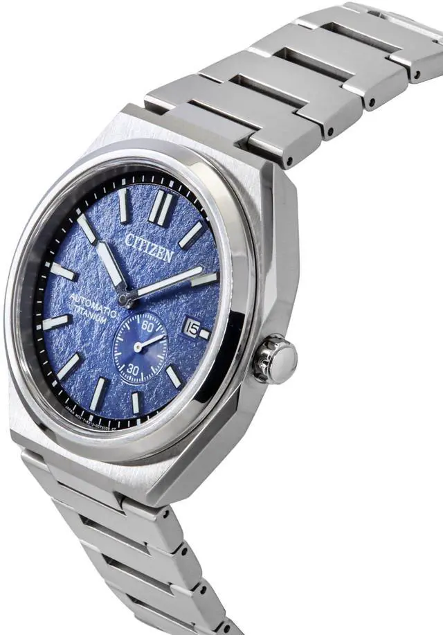 Alt view image 3 of 4 - Citizen Zenshin Super Titanium Blue Dial Automatic NJ0180-80L 100M Men's Watch