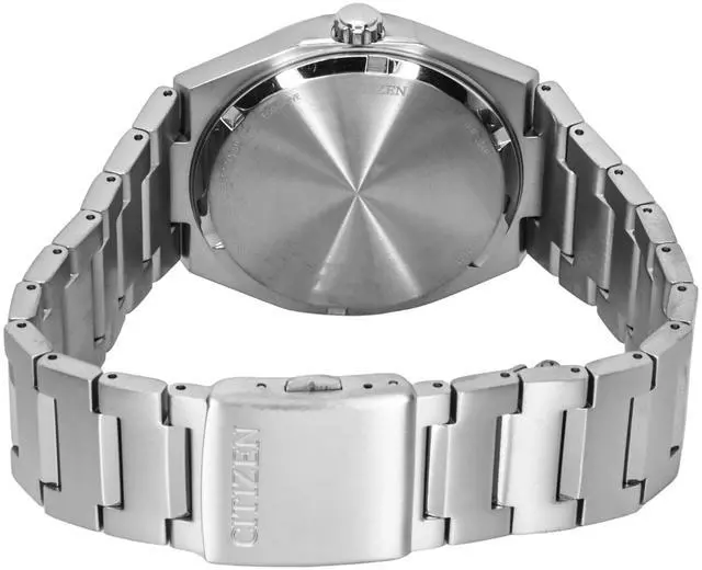 Alt view image 4 of 4 - Citizen Zenshin Super Titanium Green Dial Eco-Drive AW0130-85X 100M Men's Watch