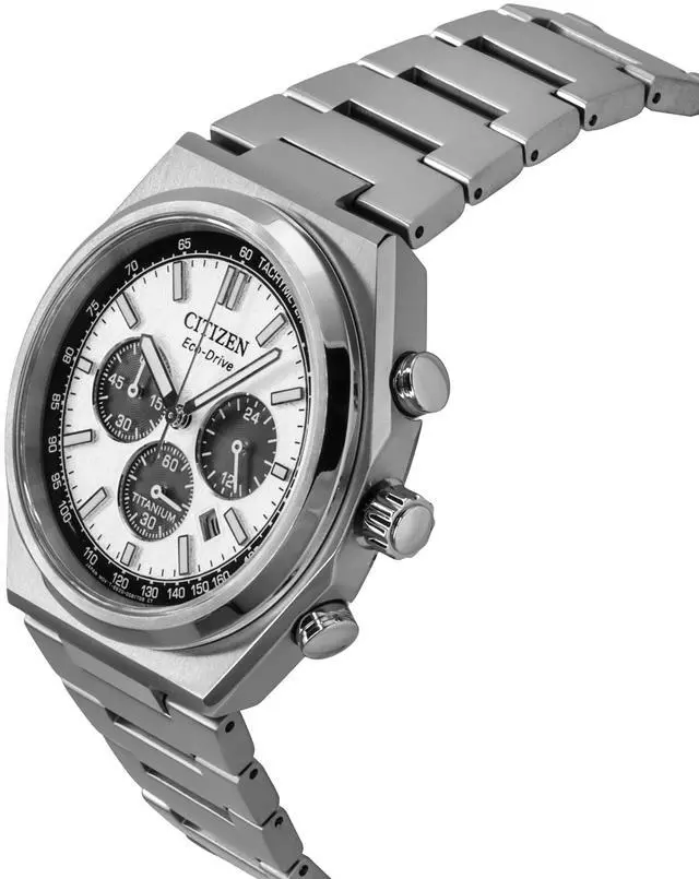 Alt view image 7 of 7 - Citizen Zenshin Silver Dial Eco-Drive100M Men's Watch CA4610-85A