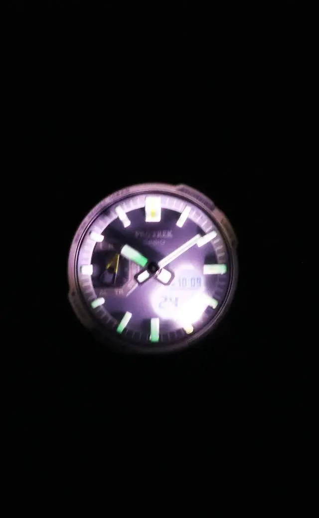 Alt view image 3 of 5 - Casio Pro Trek Gray Dial Tough Solar Sports 100M Men's Watch PRJ-B001-7
