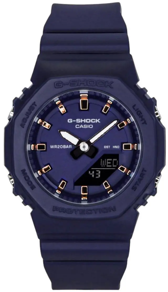 Main image of Casio G-Shock Analog Digital White Dial Quartz 200M Women's Watch GMA-P2100M-7A