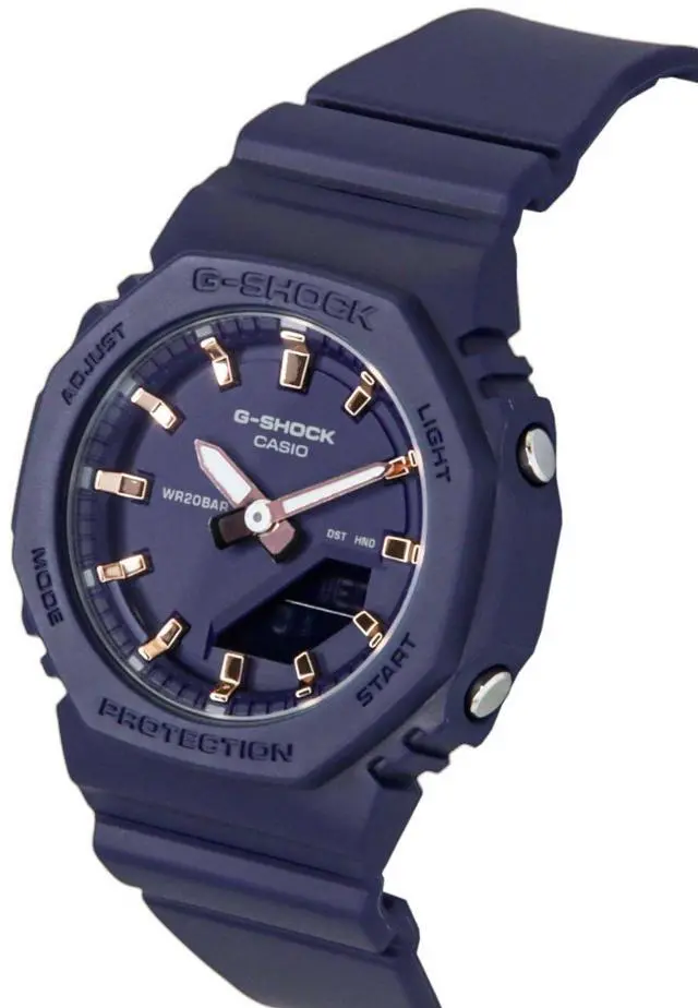 Alt view image 4 of 7 - Casio G-Shock Analog Digital White Dial Quartz 200M Women's Watch GMA-P2100M-7A