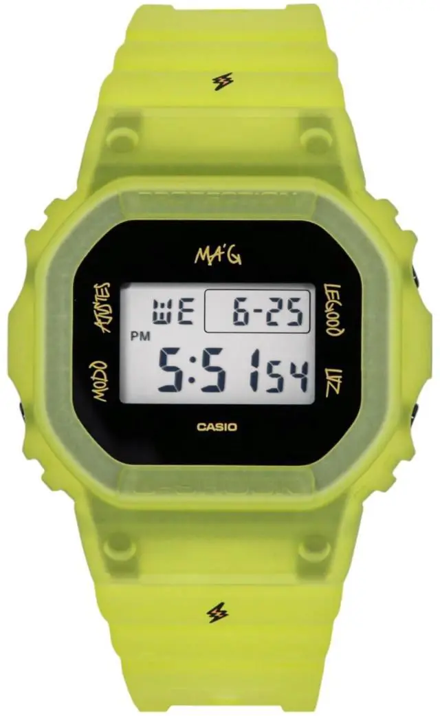 Alt view image 5 of 7 - Casio G-Shock Digital J Balvin Quartz 200M Men's Watch DWE-5600JB-1A9