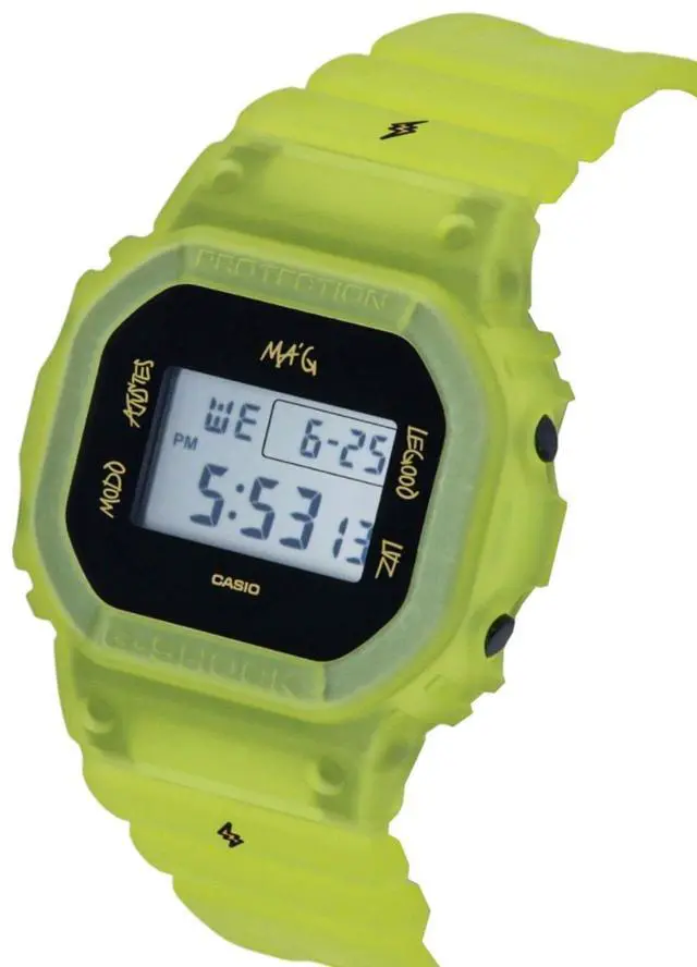 Alt view image 7 of 7 - Casio G-Shock Digital J Balvin Quartz 200M Men's Watch DWE-5600JB-1A9