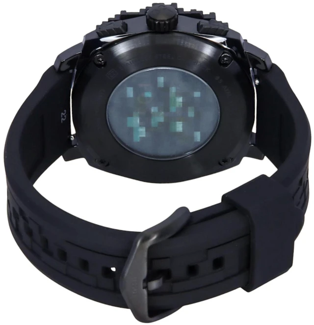 Alt view image 4 of 4 - Fossil Minecraft Deepslate Chronograph Black Dial Quartz Men's Watch LE1205