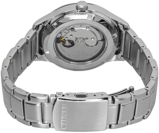 Alt view image 4 of 4 - Citizen Stainless Steel Blue Dial Automatic NY4058-79L Men's Watch