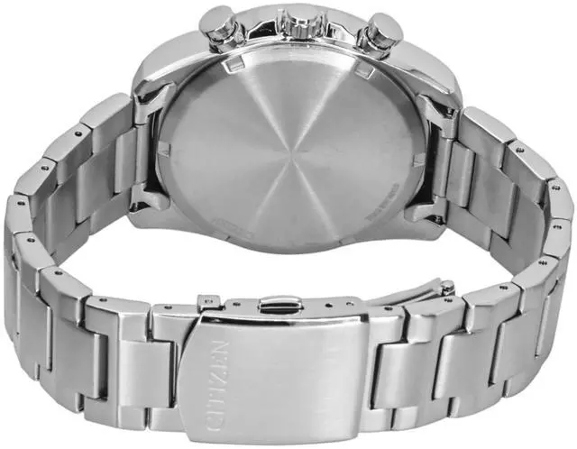 Alt view image 4 of 4 - Citizen Eco-Drive Chronograph Green Dial 100M Men's Watch CA4640-50X