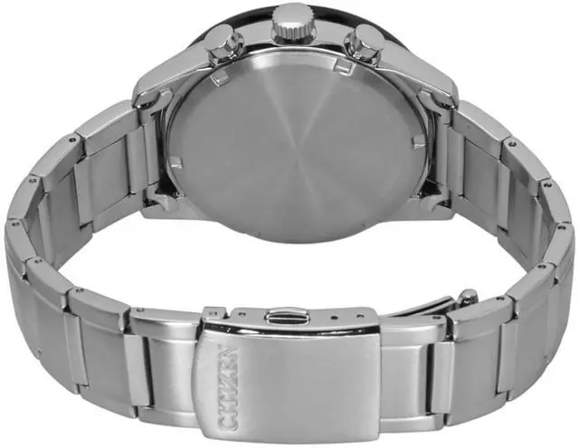 Alt view image 4 of 4 - Citizen Eco-Drive Chronograph Green Dial 100M Men's Watch CA4624-56X