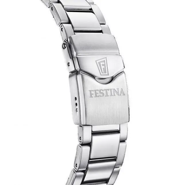 Alt view image 3 of 3 - Festina Diver Stainless Steel Black Dial Quartz F20663-3 200M Men's Watch