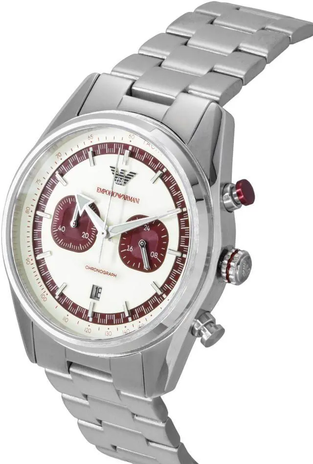 Alt view image 7 of 7 - Emporio Armani Chronograph Multicolor Dial Quartz Men's Watch AR11645