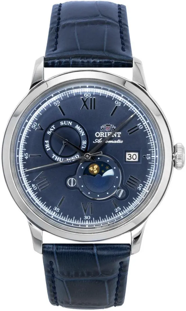 Main image of Orient Classic Blue Dial Automatic Dress Men's Watch RA-AK0806L