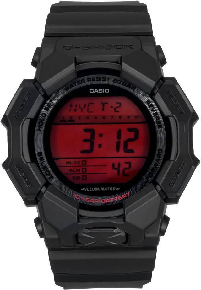 Main image of Casio G-Shock Digital Resin Strap Quartz GD-010BBR-1 200M Men's Watch
