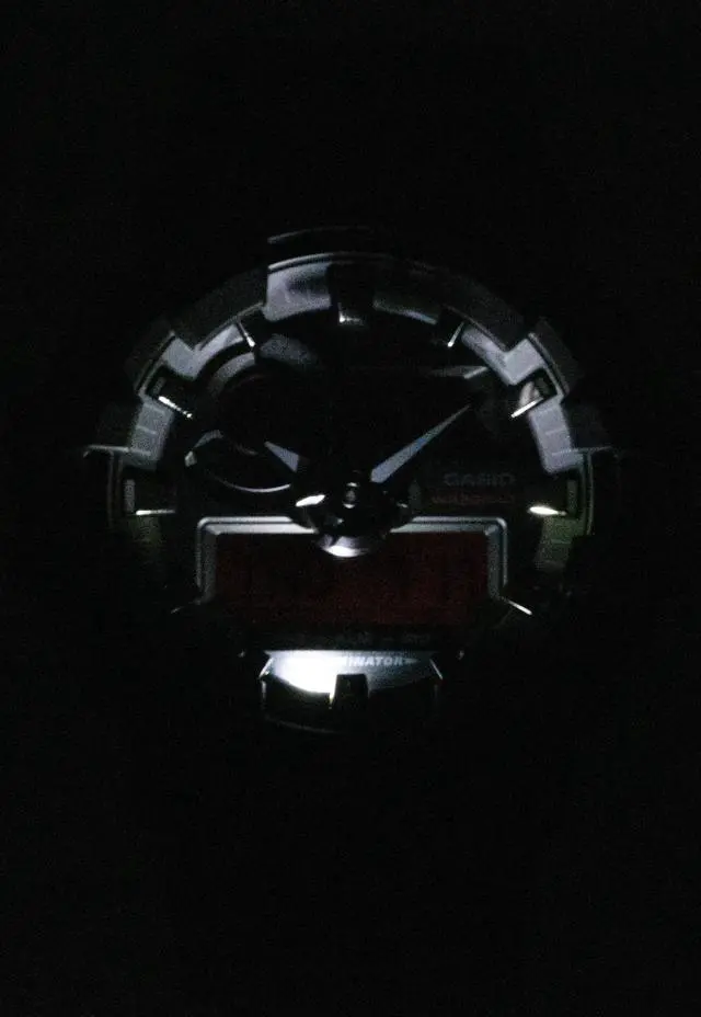 Alt view image 6 of 7 - Casio G-Shock Analog Digital Black Dial Quartz Sports Men's Watch GA-700BBR-1A