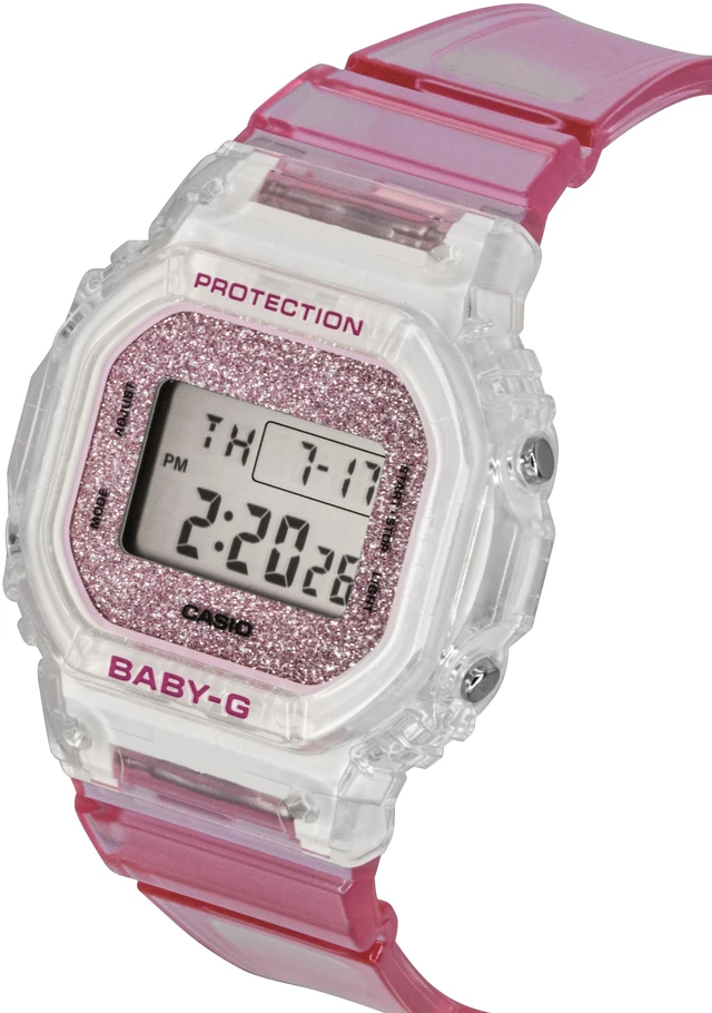 Alt view image 7 of 7 - Casio Baby-G Digital Pink Resin Strap Quartz BGD-565GC-4 100M Women's Watch