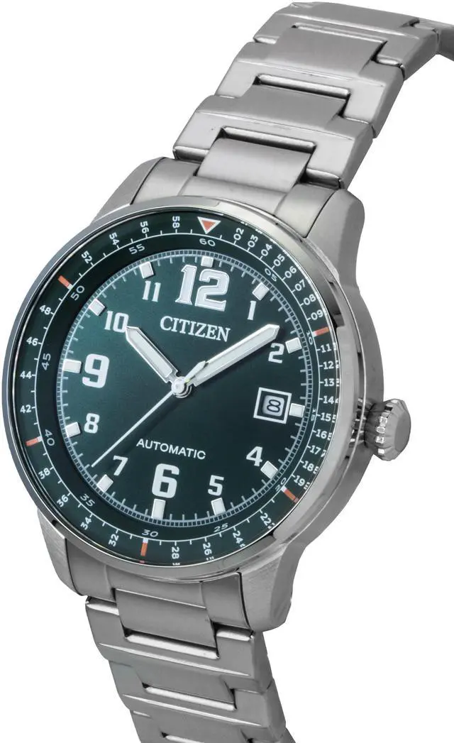 Alt view image 3 of 4 - Citizen Urban Military Green Dial Automatic Sports 100M Men's Watch NJ0190-51X