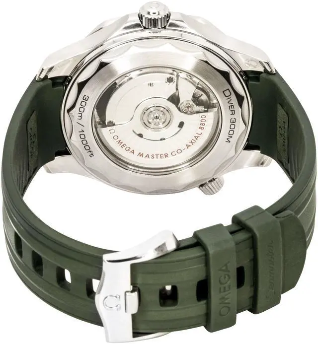 Alt view image 4 of 4 - Omega Green Dial Automatic Diver's 210.32.42.20.10.001 300M Men's Watch