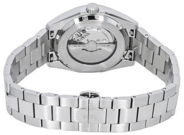 Alt view image 9 of 9 - Bulova 96B429 Surveyor Collection Automatic Watch - Stainless/Green