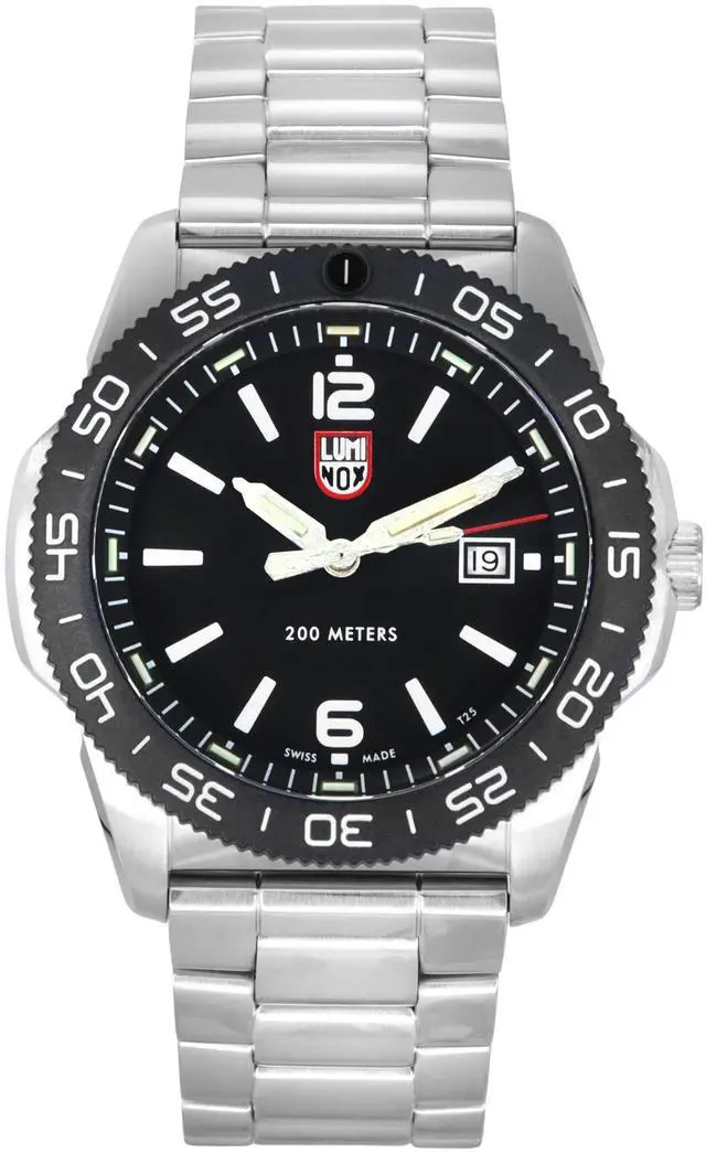 Alt view image 8 of 11 - Luminox Pacific Diver XS.3122 Black Dial 44mm Stainless Steel Quartz Men's Watch