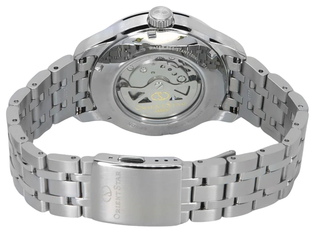 Alt view image 4 of 4 - Orient Star Contemporary Stainless Steel Blue Dial Automatic RE-AV0B08L00B 100M Men's Watch