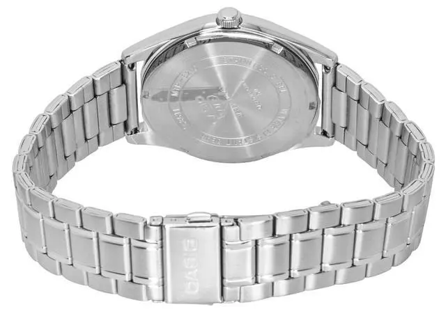 Alt view image 6 of 6 - Casio Standard Analog Stainless Steel Navy Blue Dial Quartz MTP-B210D-2A2V Men's Watch