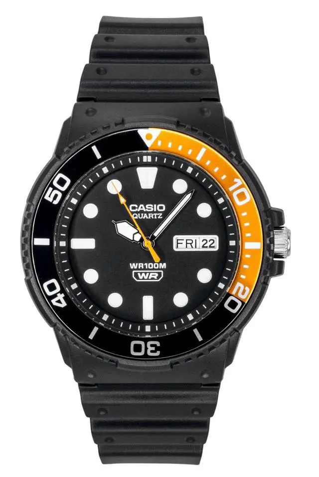 Alt view image 4 of 6 - Casio Analog Resin Strap Black Dial Quartz MRW-230H-1E4V 100M Men's Watch