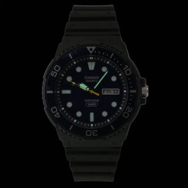 Alt view image 6 of 7 - Casio Analog Resin Strap Blue Dial Quartz MRW-230H-2EV 100M Men's Watch
