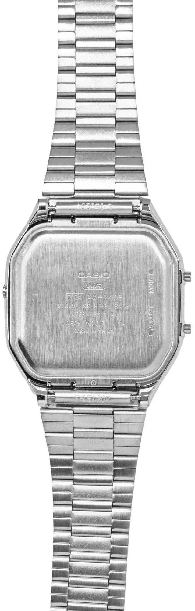 Alt view image 6 of 6 - Casio Vintage Analog Digital Off White Dial Quartz AQ-240E-7A2 Unisex Watch