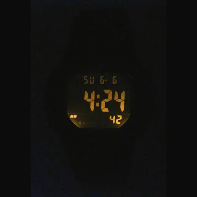 Alt view image 6 of 7 - Casio Digital Extra Long Strap Quartz AE-1600HX-1BV 100M Unisex Watch