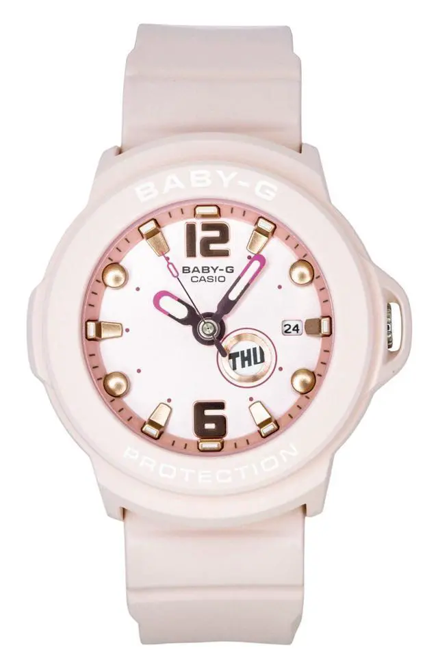Alt view image 5 of 7 - Casio Baby-G Plus Analog Resin Strap Pastel Pink Dial Quartz BGA-15K-4A 100M Women's Watch