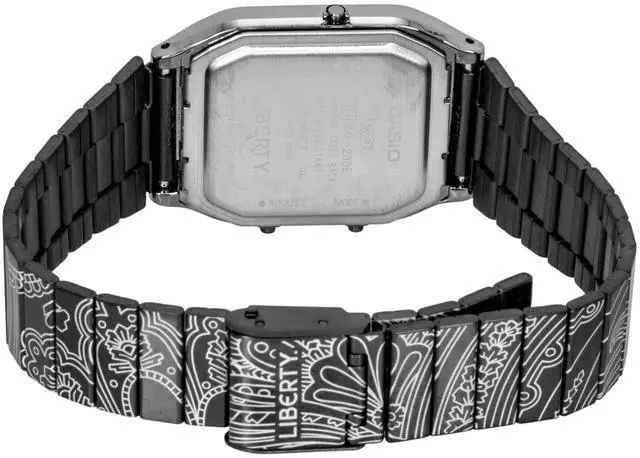 Alt view image 7 of 7 - Casio Vintage Liberty Analog Digital Black Dial Quartz AQ-230EBLT-1A Unisex Watch