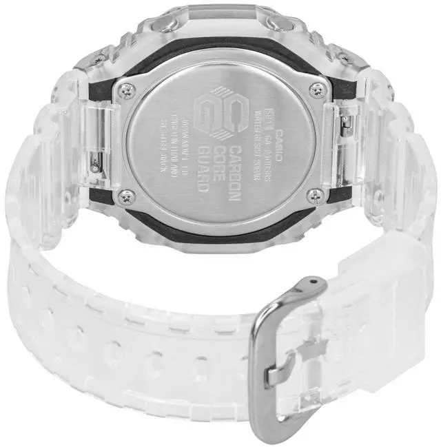 Alt view image 4 of 4 - Casio G-Shock Analog Digital Transparent Resin Strap Multicolor Dial Quartz GA-2100SRS-7A 200M Men's Watch