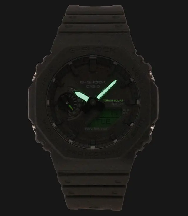 Alt view image 2 of 5 - Casio G-Shock Analog Digital Smartphone Link Black Dial Resin Solar GA-B2100BEG-1A 200M Men's Watch