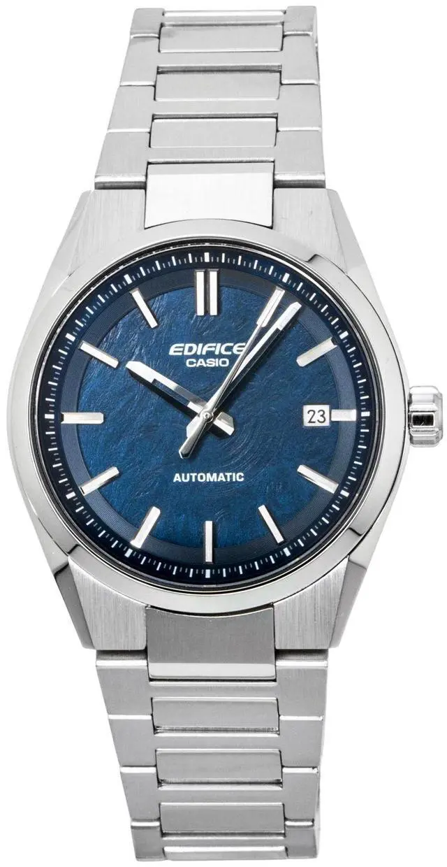 Main image of Casio Edifice Analog Blue Dial Stainless Steel Automatic EFK-110D-2A 100M Men's Watch