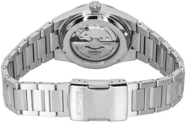 Alt view image 4 of 4 - Casio Edifice Analog Blue Dial Stainless Steel Automatic EFK-110D-2A 100M Men's Watch