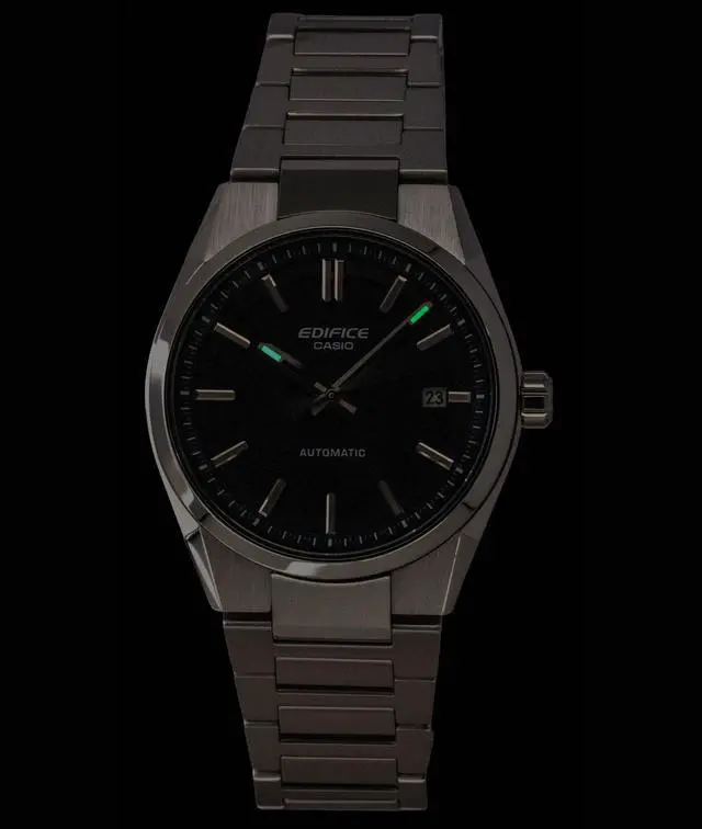 Alt view image 2 of 4 - Casio Edifice Analog Blue Dial Stainless Steel Automatic EFK-110D-2A 100M Men's Watch