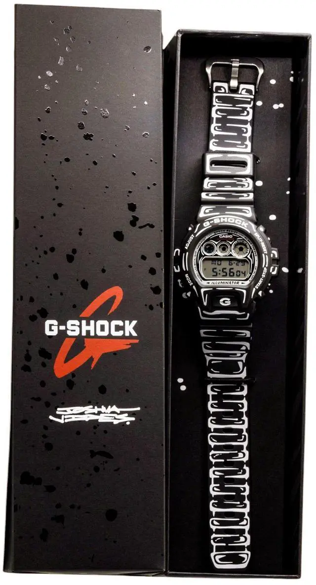 Alt view image 4 of 4 - Casio G-Shock Digital Resin Strap Quartz DW-6900JV-1 200M Men's Watch