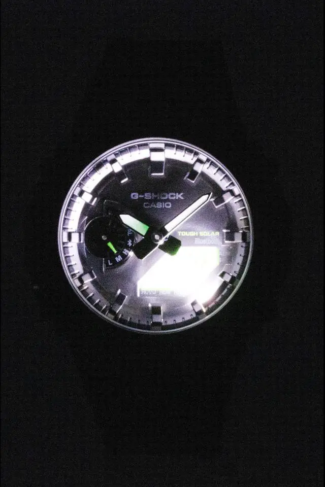 Alt view image 3 of 5 - Casio G-Shock Analog Digital Smartphone Link Black Dial Resin Solar GA-B2100BEG-1A 200M Men's Watch