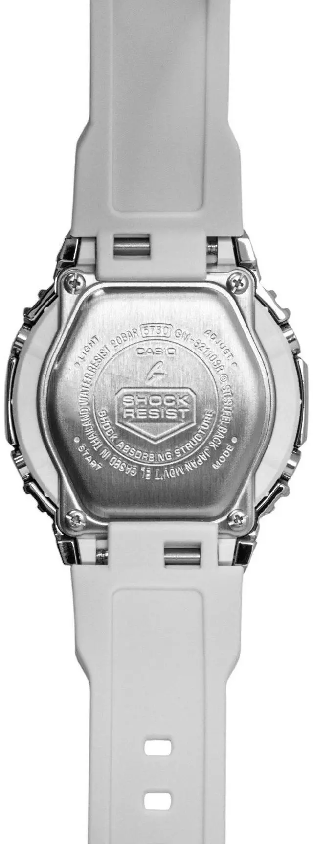 Alt view image 5 of 7 - Casio G-Shock Analog Digital Green Dial Resin Strap Quartz GM-S2110SR-7A 200M Women's Watch